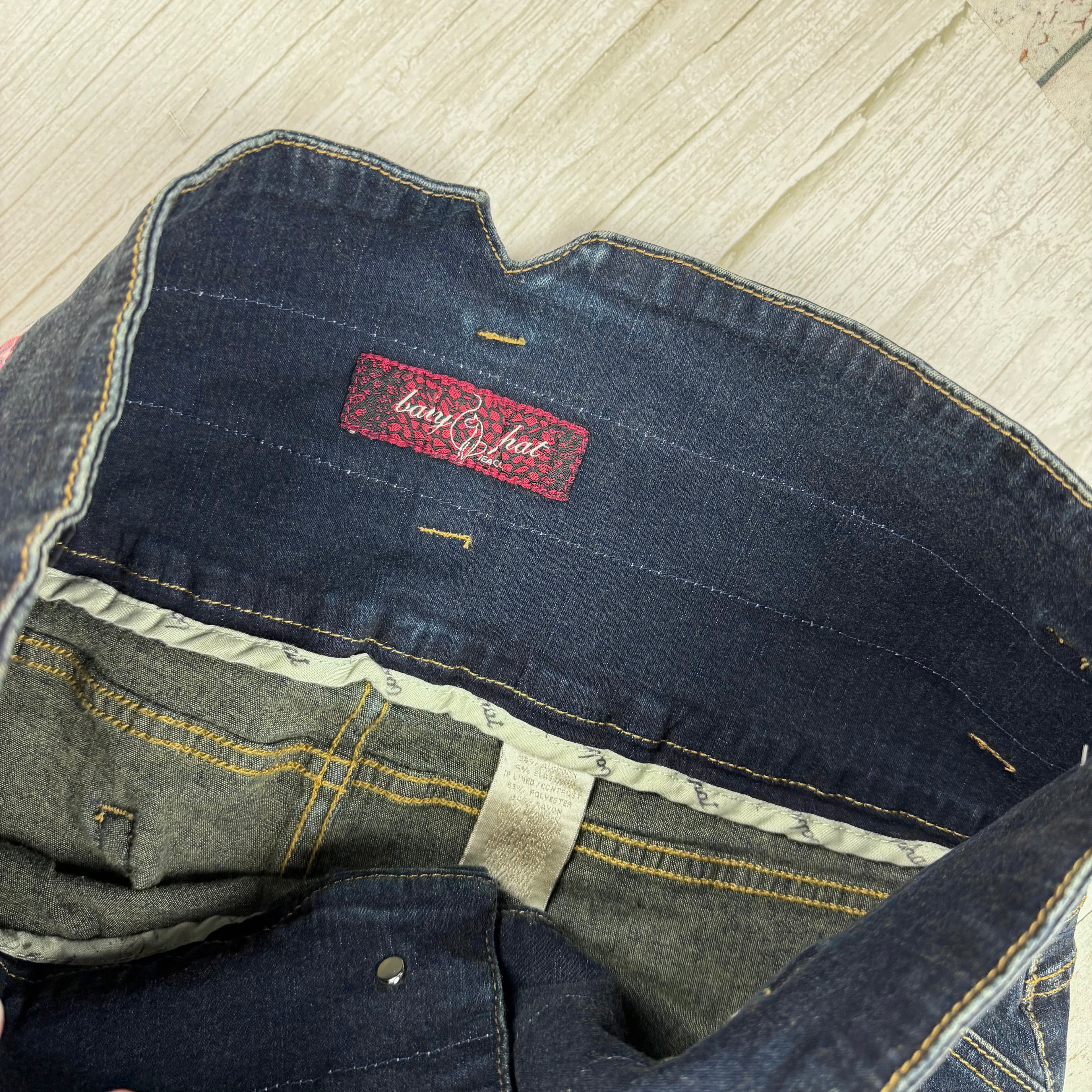 NEW- Baby Phat Y2K Denim Logo Pocket Skirt- US Size 16 or 18/20 AU — photo 4 of 4