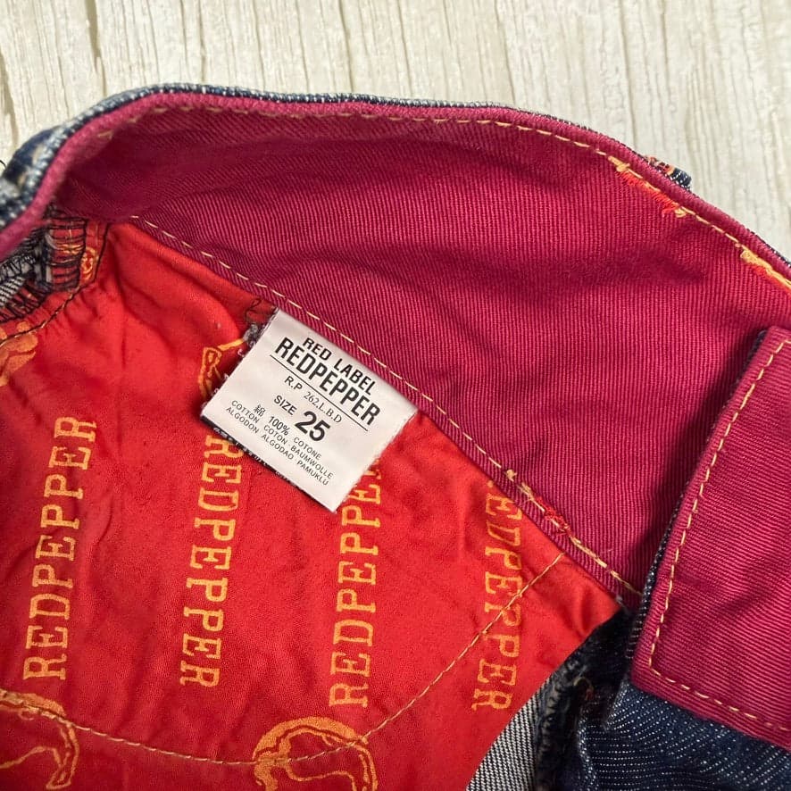 Red Pepper Japan Y2K Embroidered Ladies Low Rise Boot Jeans - XS — photo 10 of 11