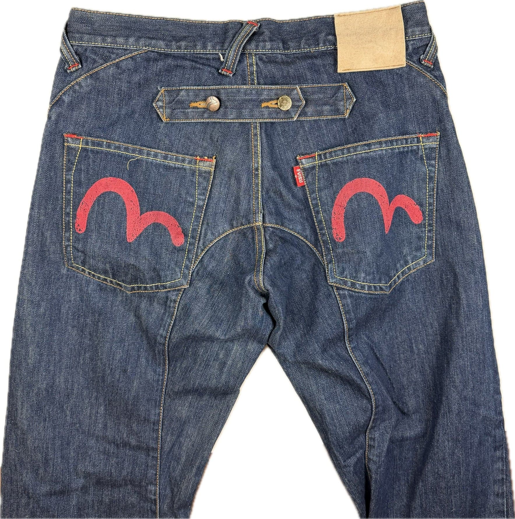 Evisu Japan Evisu Genes Cinch Back Logo Jeans - Size 30 — photo 4 of 9