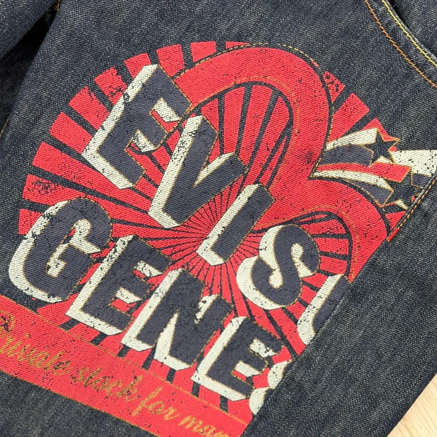 Evisu Japan Evisu Genes Cinch Back Logo Jeans - Size 30 — photo 5 of 9