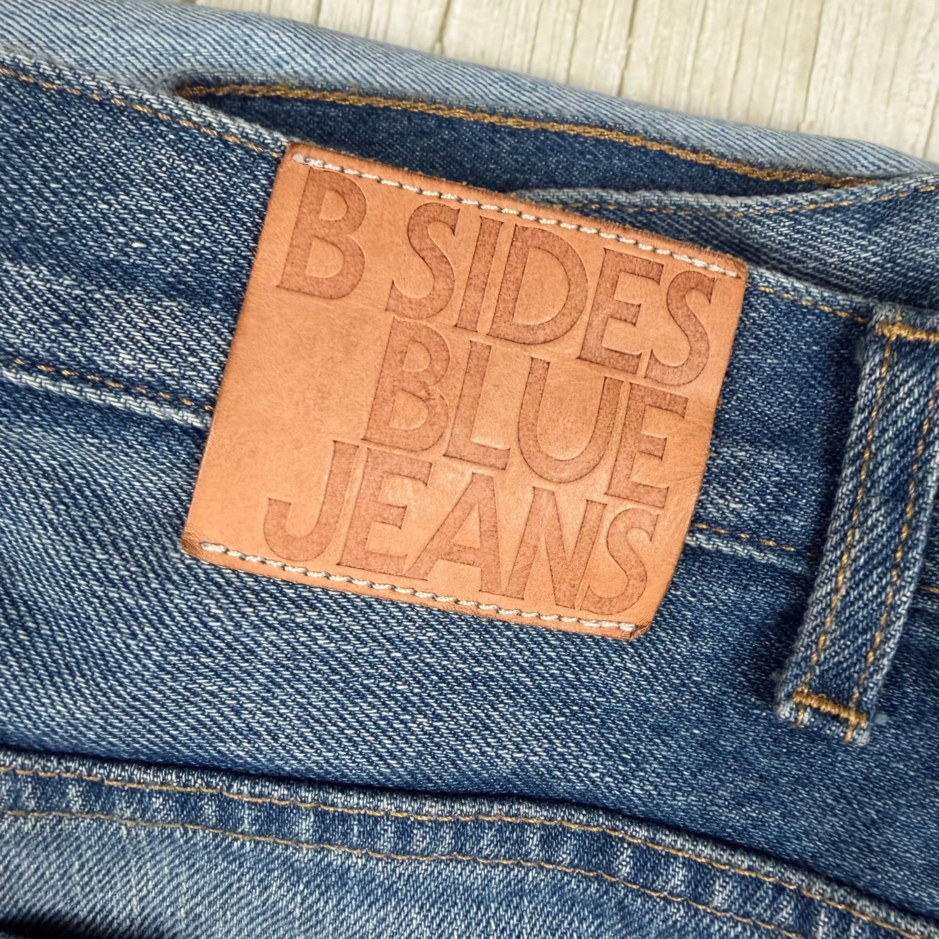 B Sides USA Made Super Wide Leg Patchwork 'Claude' Jeans - Size 27 — photo 7 of 9